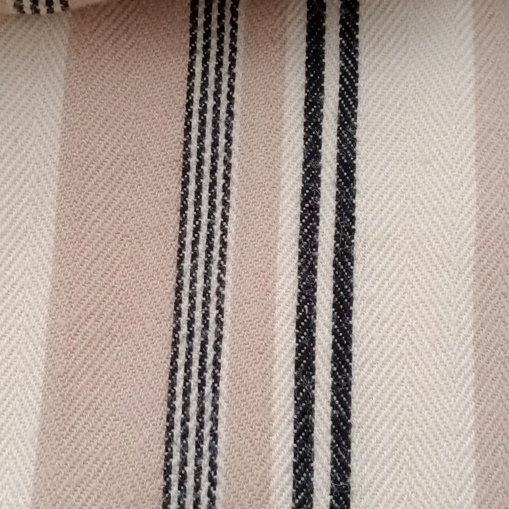 Pottery Barn Cotton Herringbone Awning Stripe King Duvet